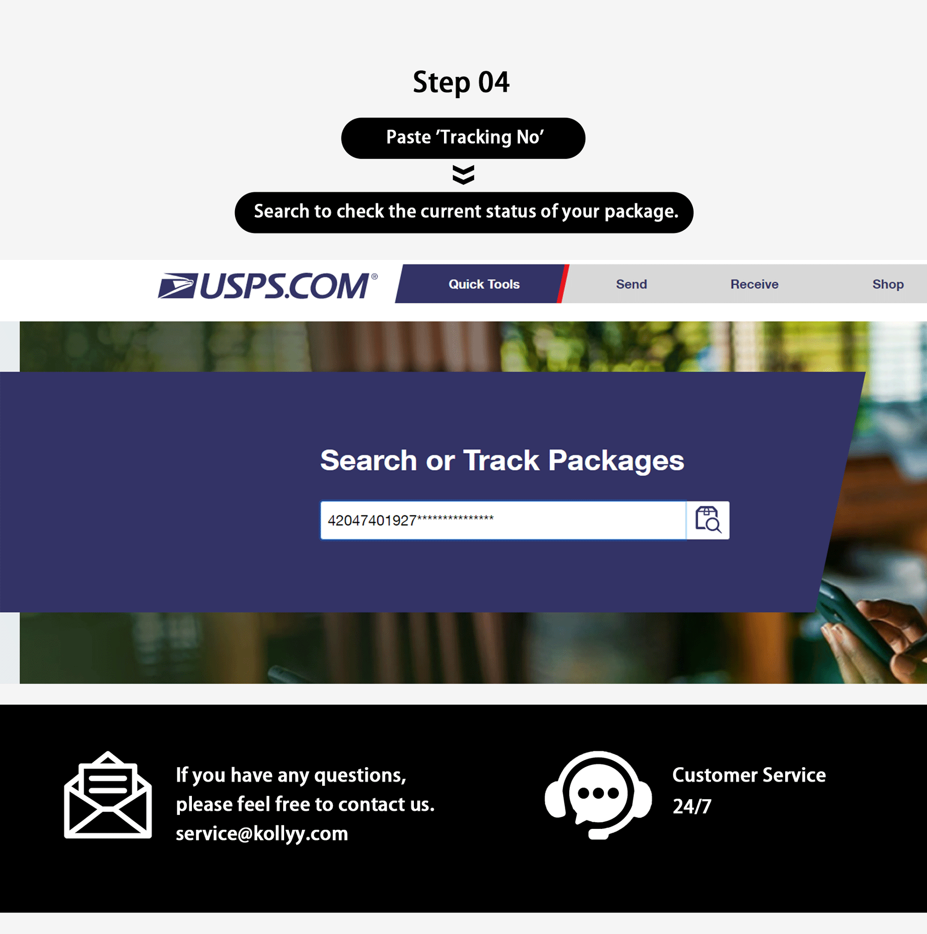 HOW TO TRACK MY ORDER Kollyy