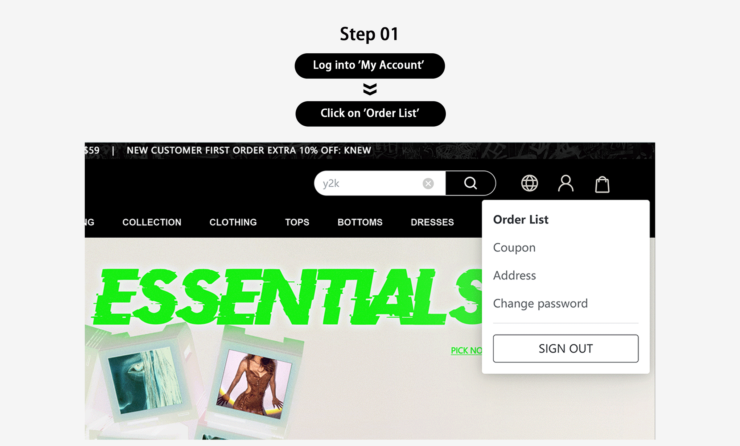 HOW TO TRACK MY ORDER Kollyy