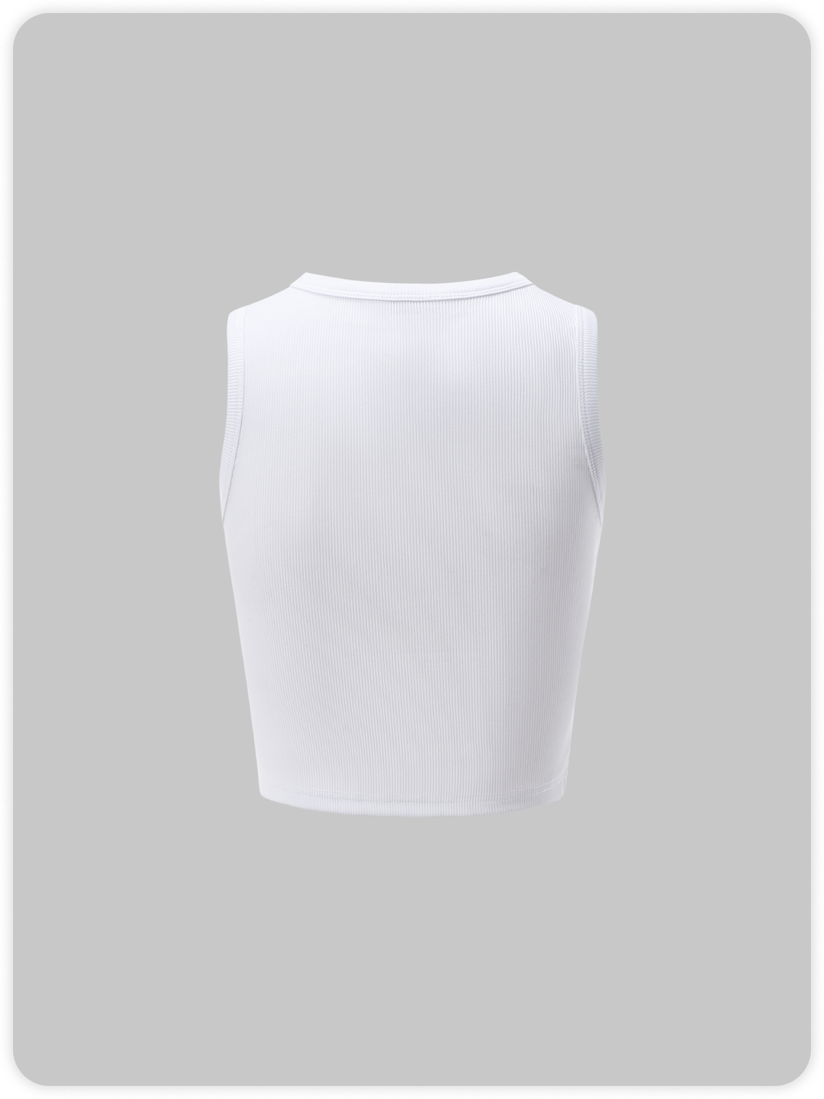 Street White Figure Letter Top Tank Top & Cami