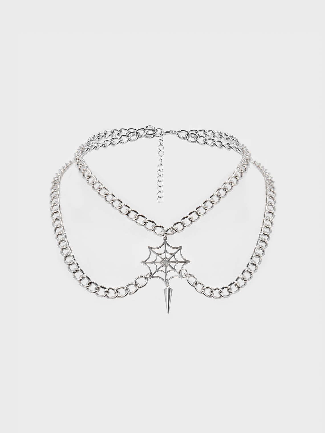 Y2K Silver Accessory Necklaces