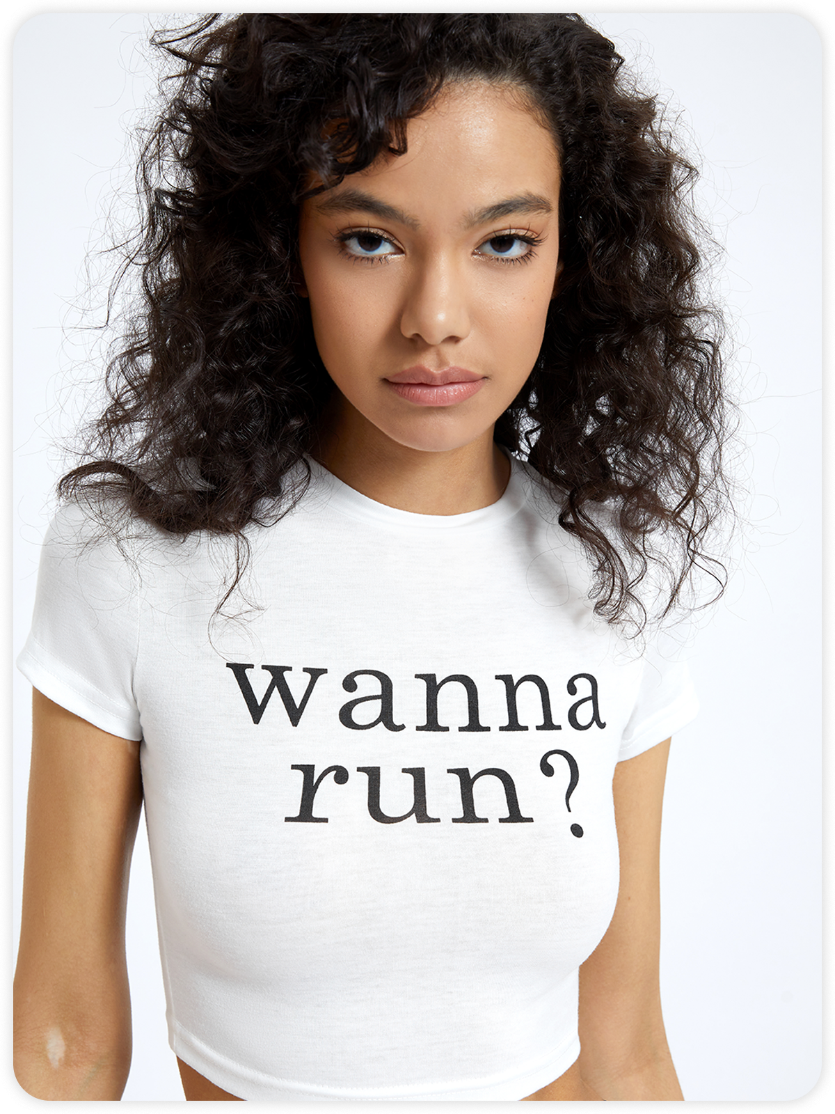 Y2k White Text letters Top T-Shirt