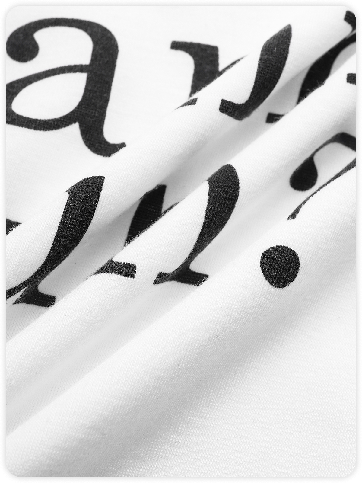Y2k White Text letters Top T-Shirt