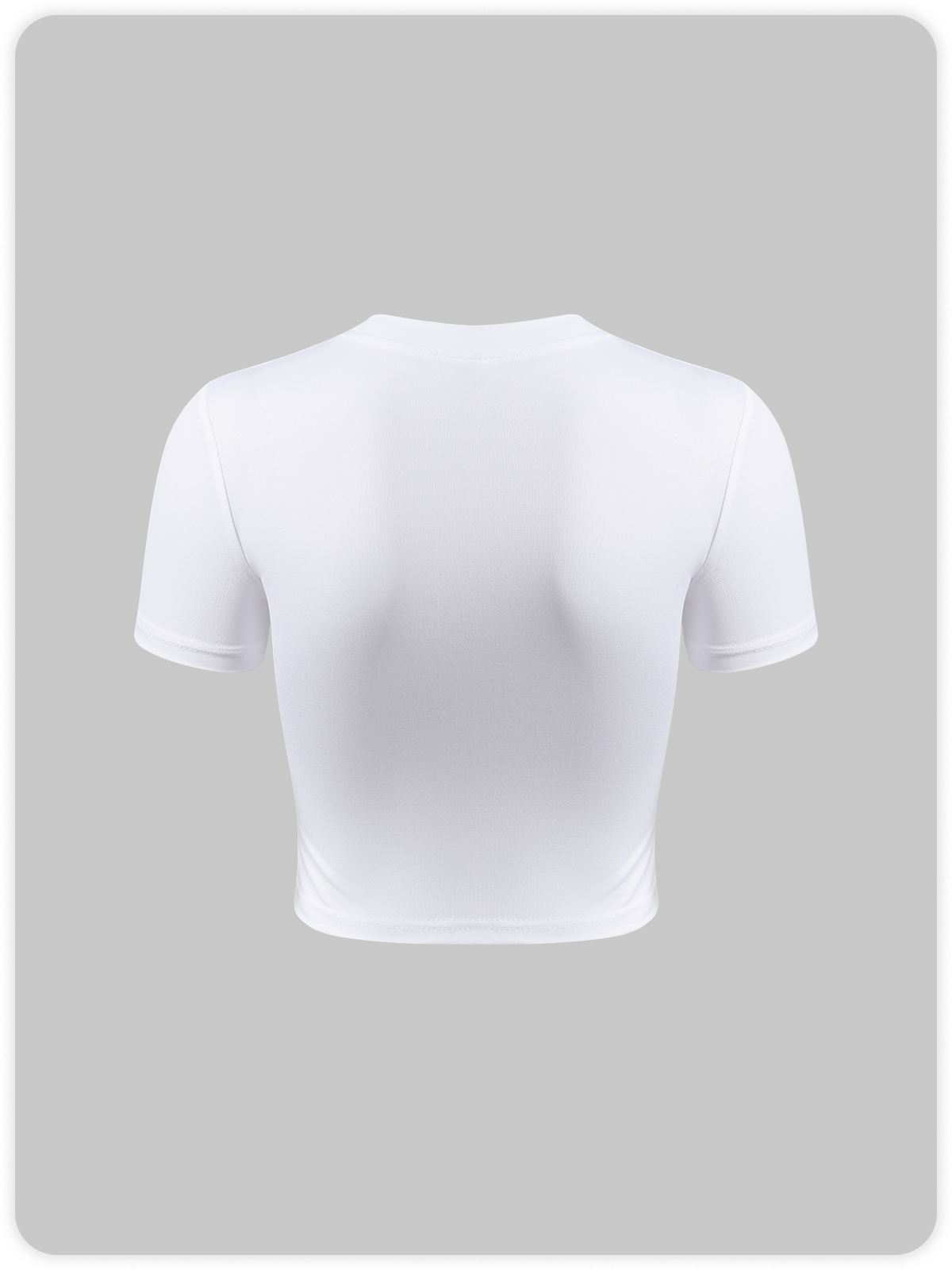 Street White Basic Top T-Shirt