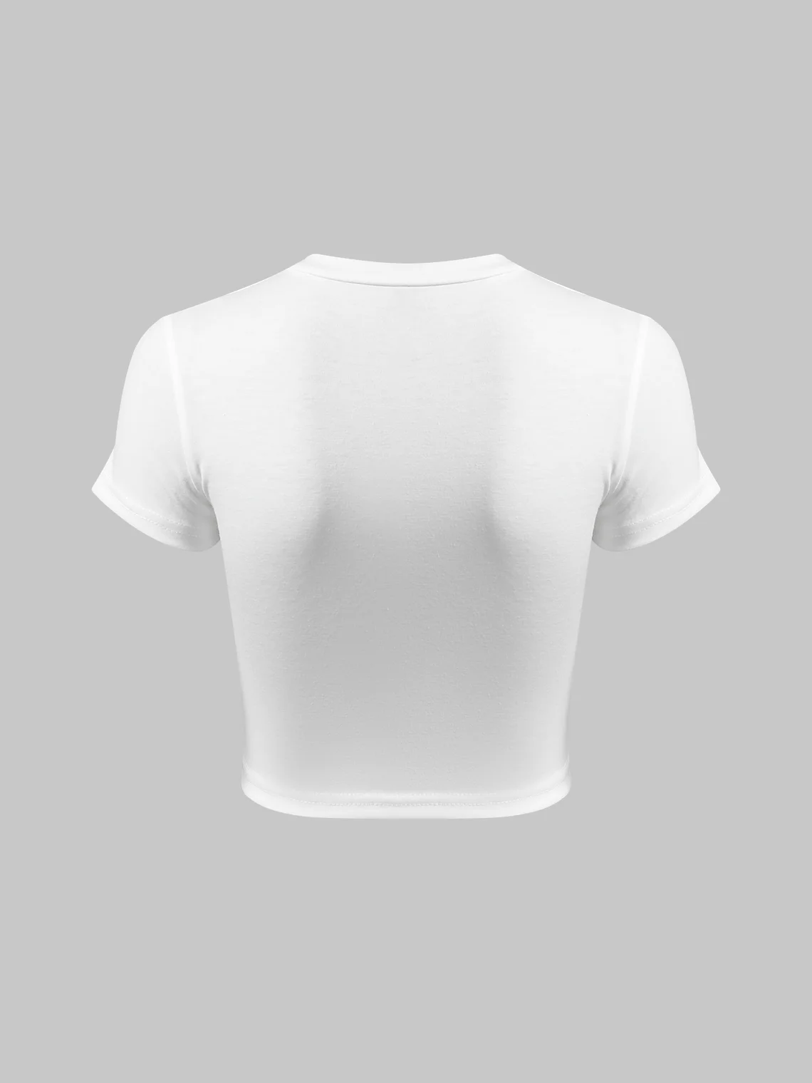 【Final Sale】Street White Letter print Top T-Shirt
