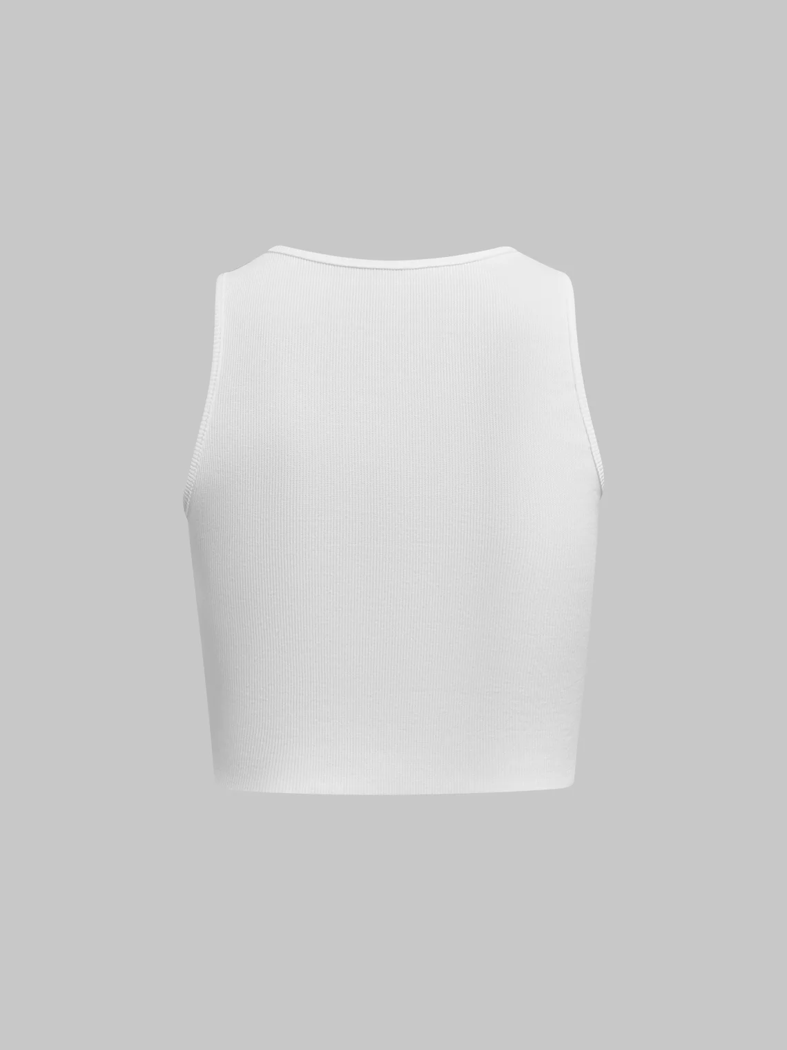 【Final Sale】Y2K White Letter Cropped Top Tank Top & Cami Future Millionaire