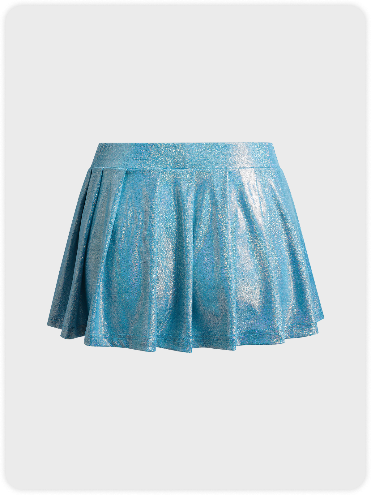 【Final Sale】Edgy Blue Glitter Bottom Skirt