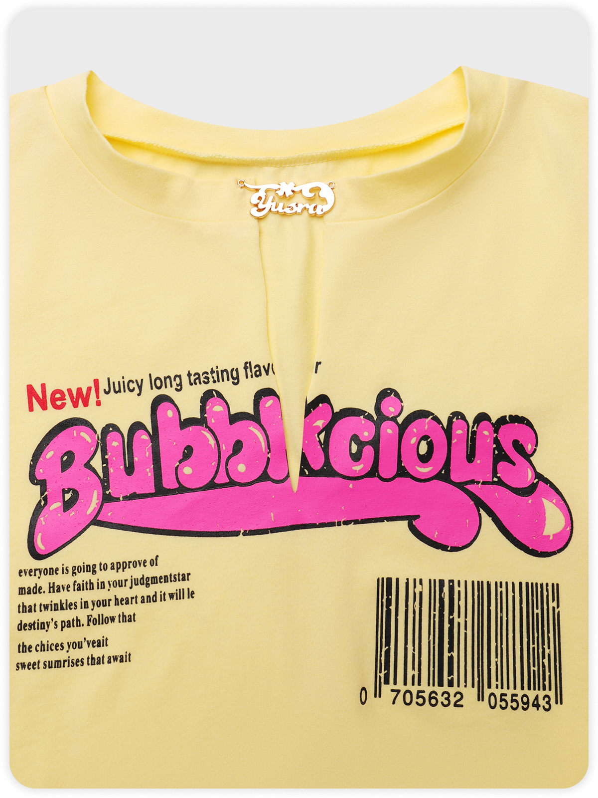 Street Yellow Top T-Shirt