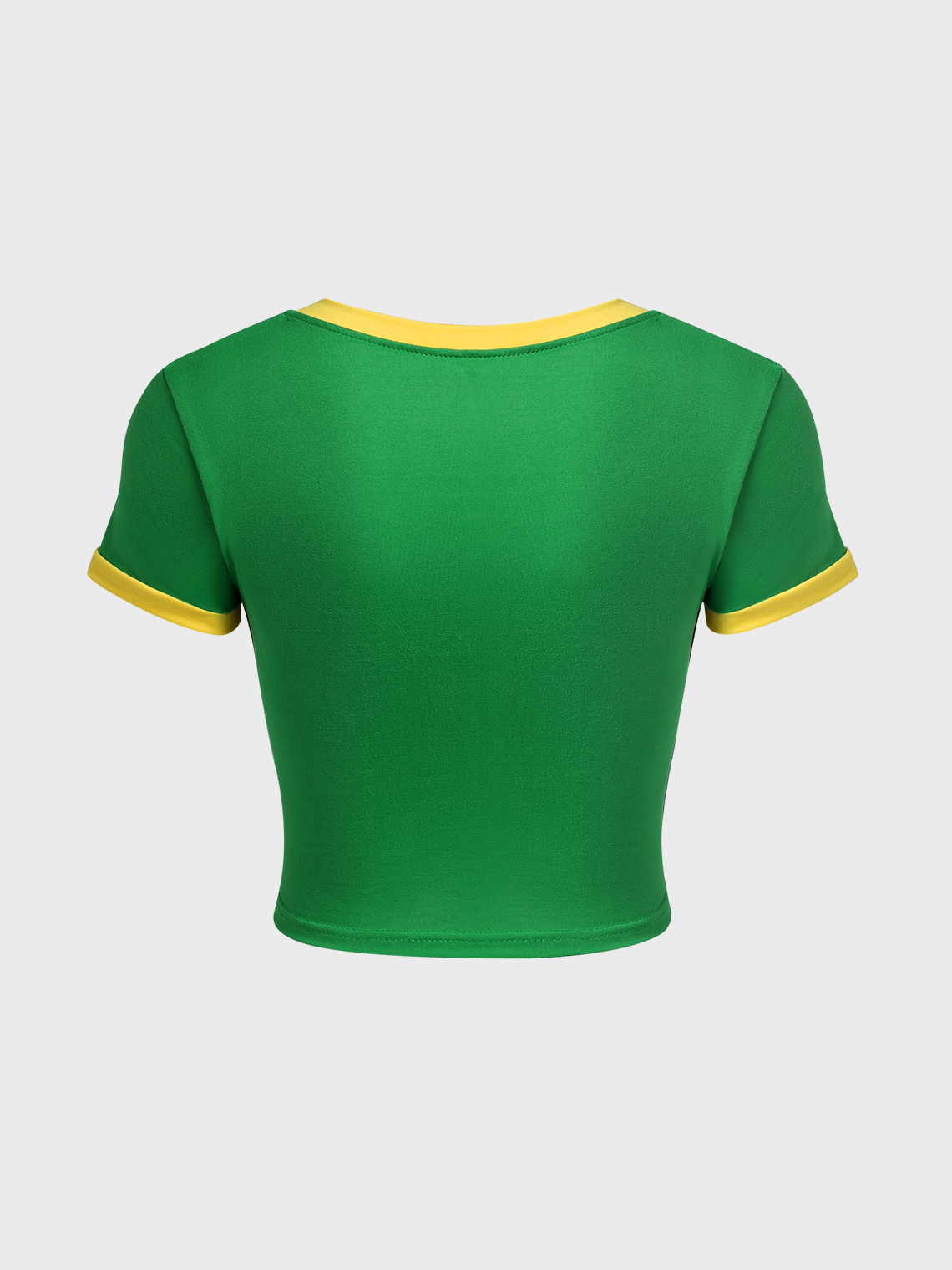 Jamaica Color block Basic Top T-Shirt