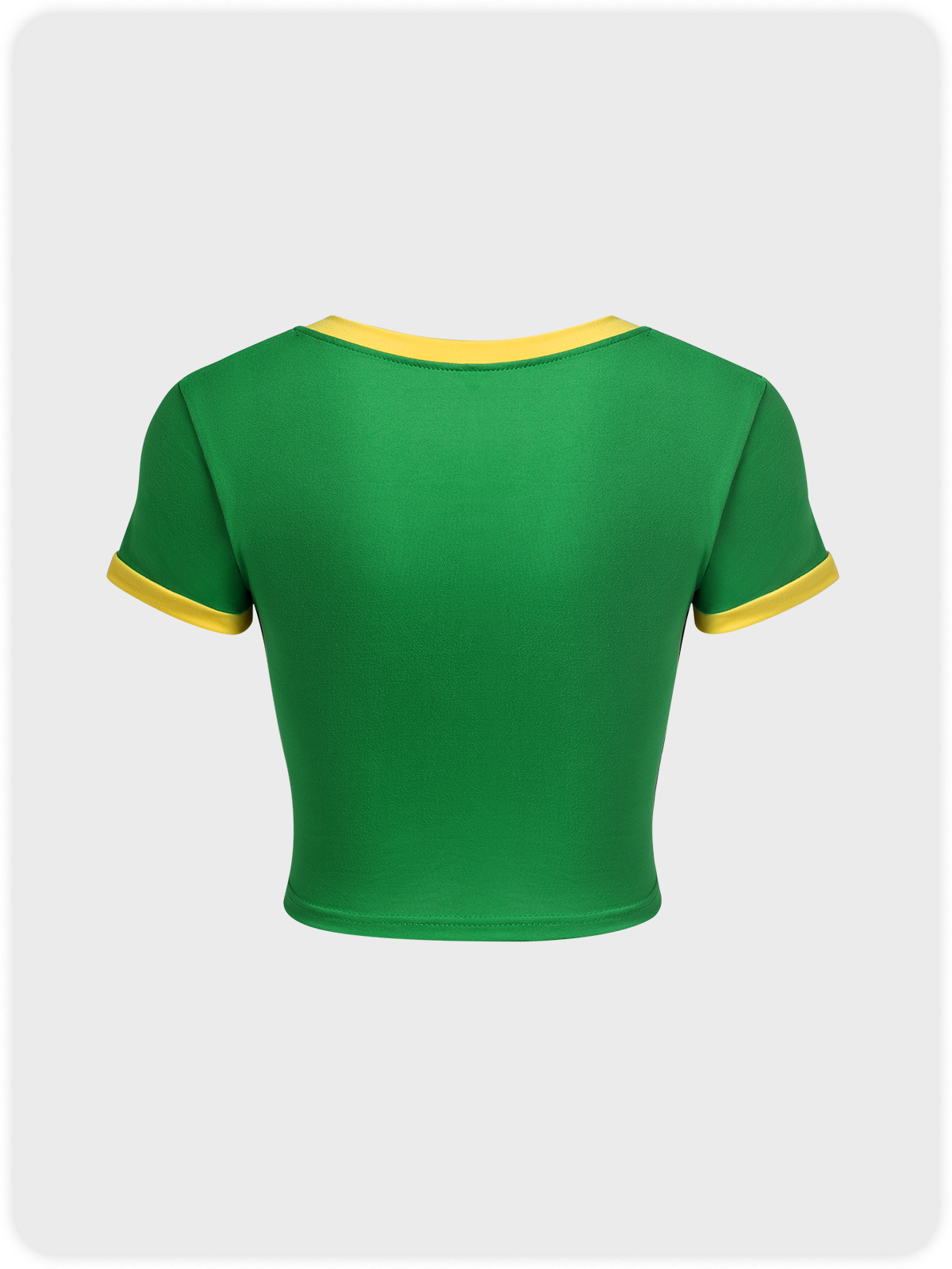 Jamaica Color block Basic Top T-Shirt