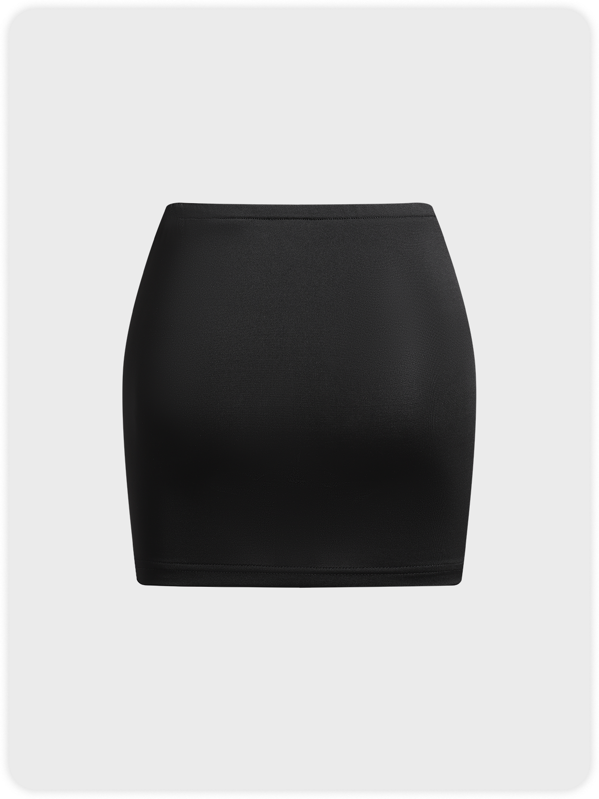 Edgy Black Body print Bottom Skirt