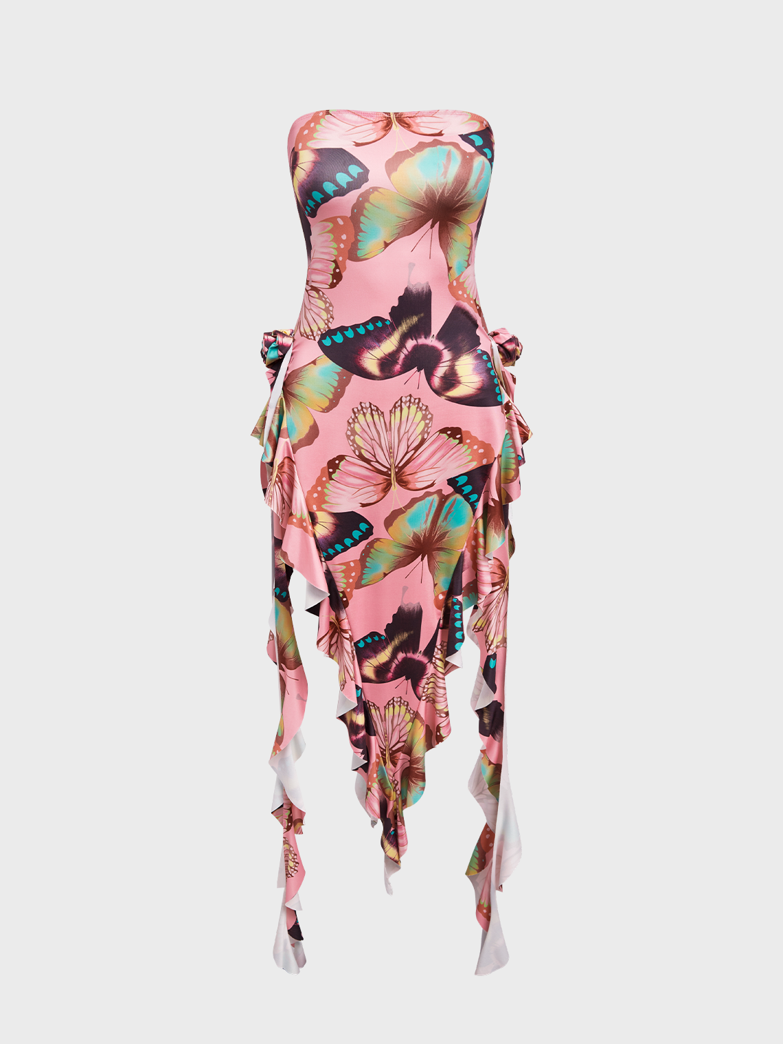 【Final Sale】Y2k Multicolor Dress Midi Dress