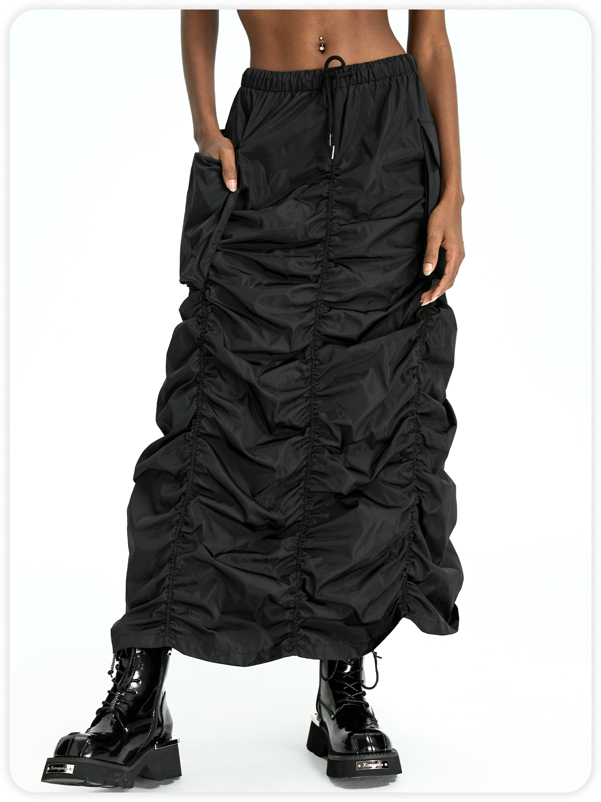 Street Black Bottom Skirt