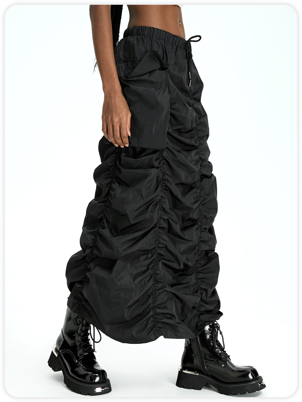 Street Black Bottom Skirt