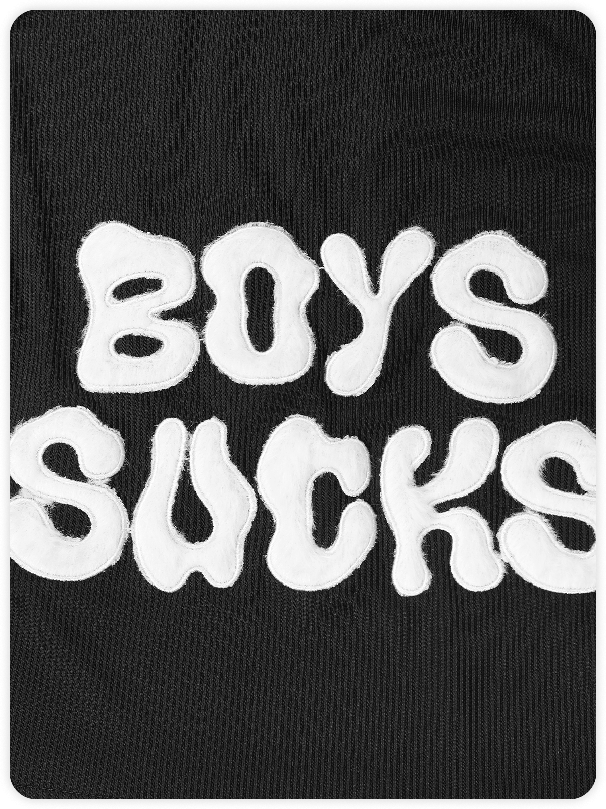 Y2K White Boys Letter Party Top Tank Top & Cami