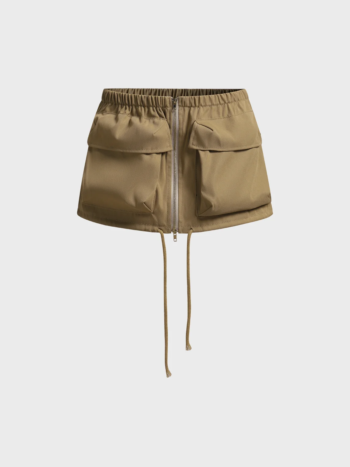 【Final Sale】Street Brown Pockets Bottom Shorts