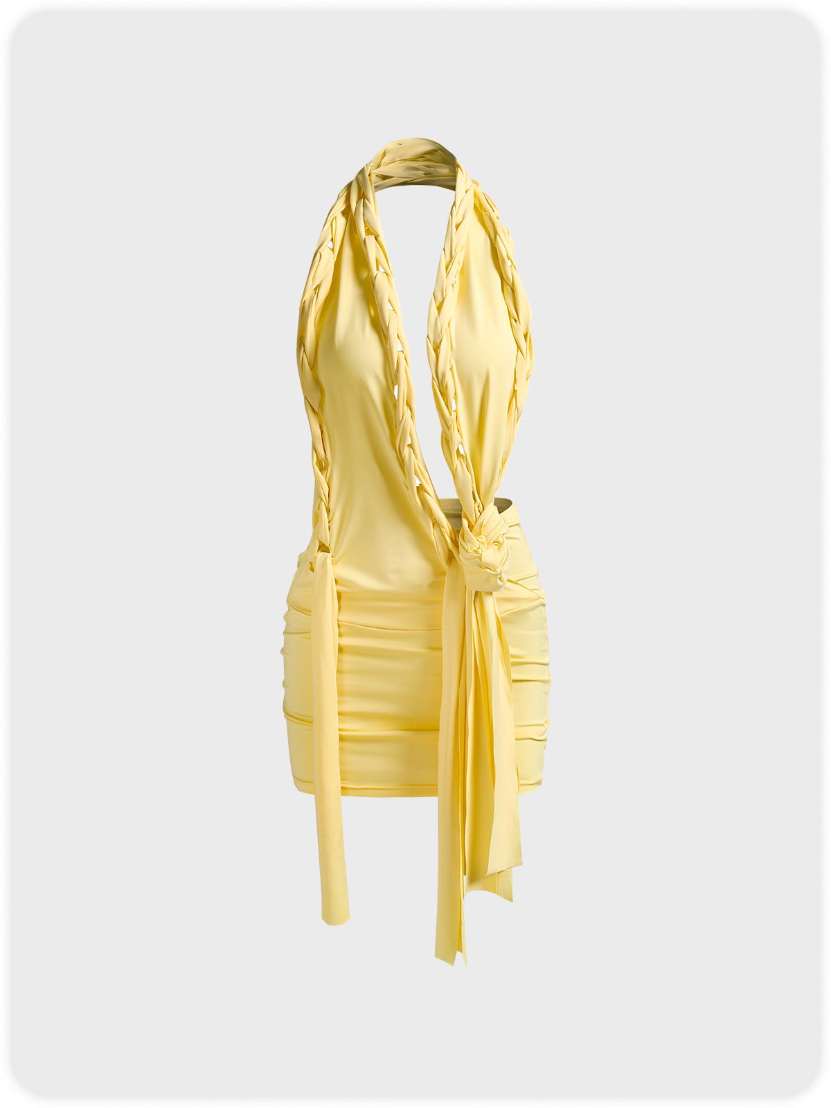 Y2k Asymmetrical design Cropped Dress Mini Dress