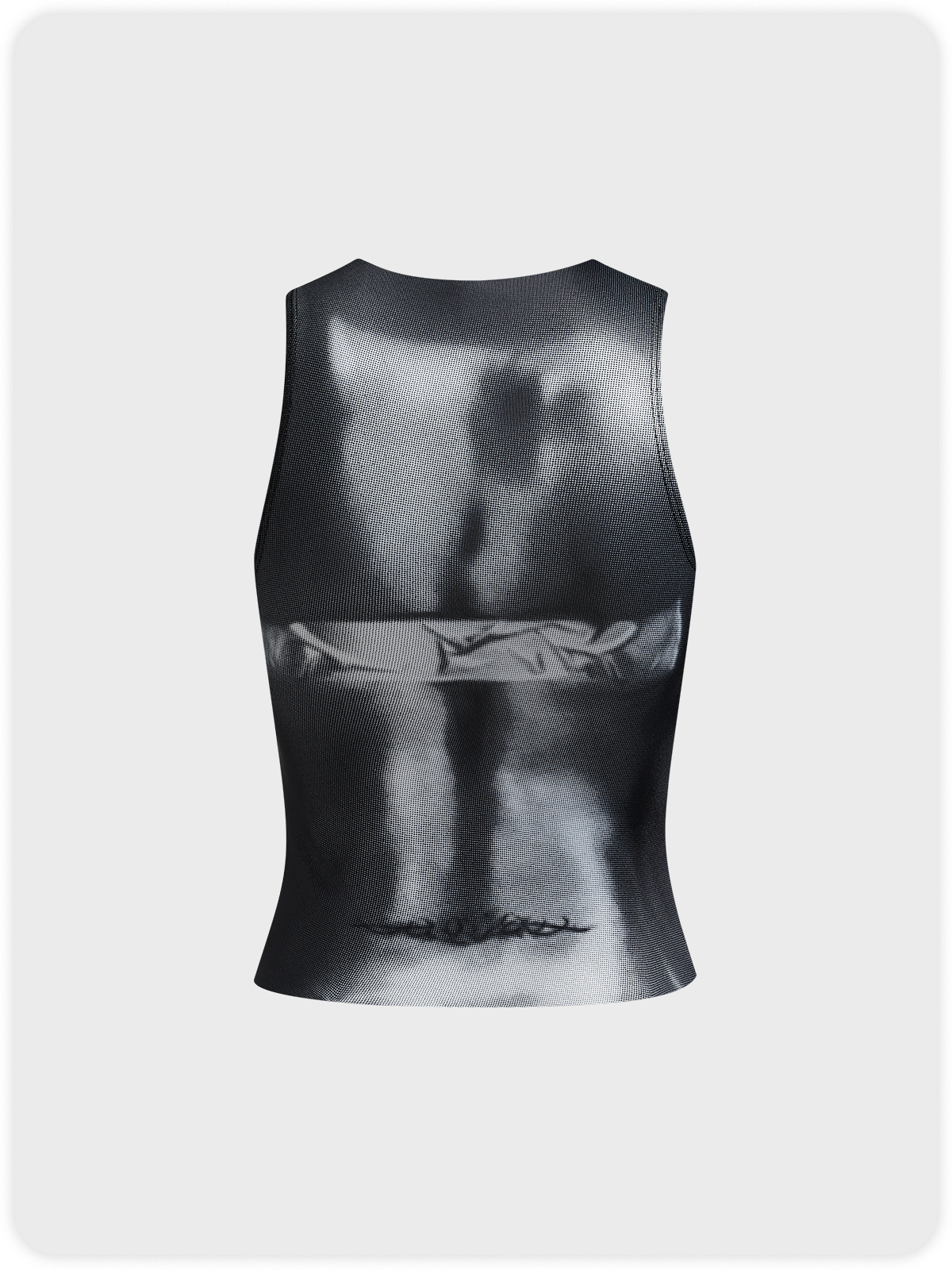 Tight Y2K Crew Neck Human Body Tank Top