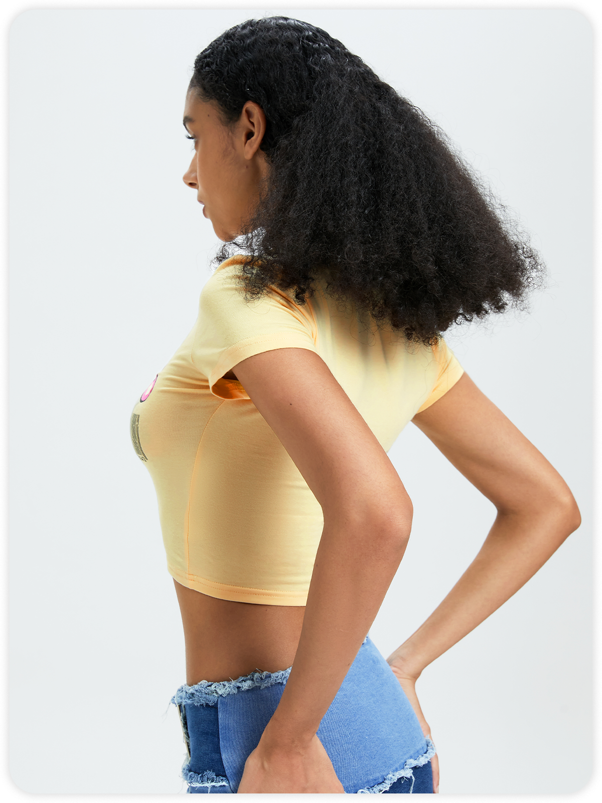 Street Yellow Top T-Shirt