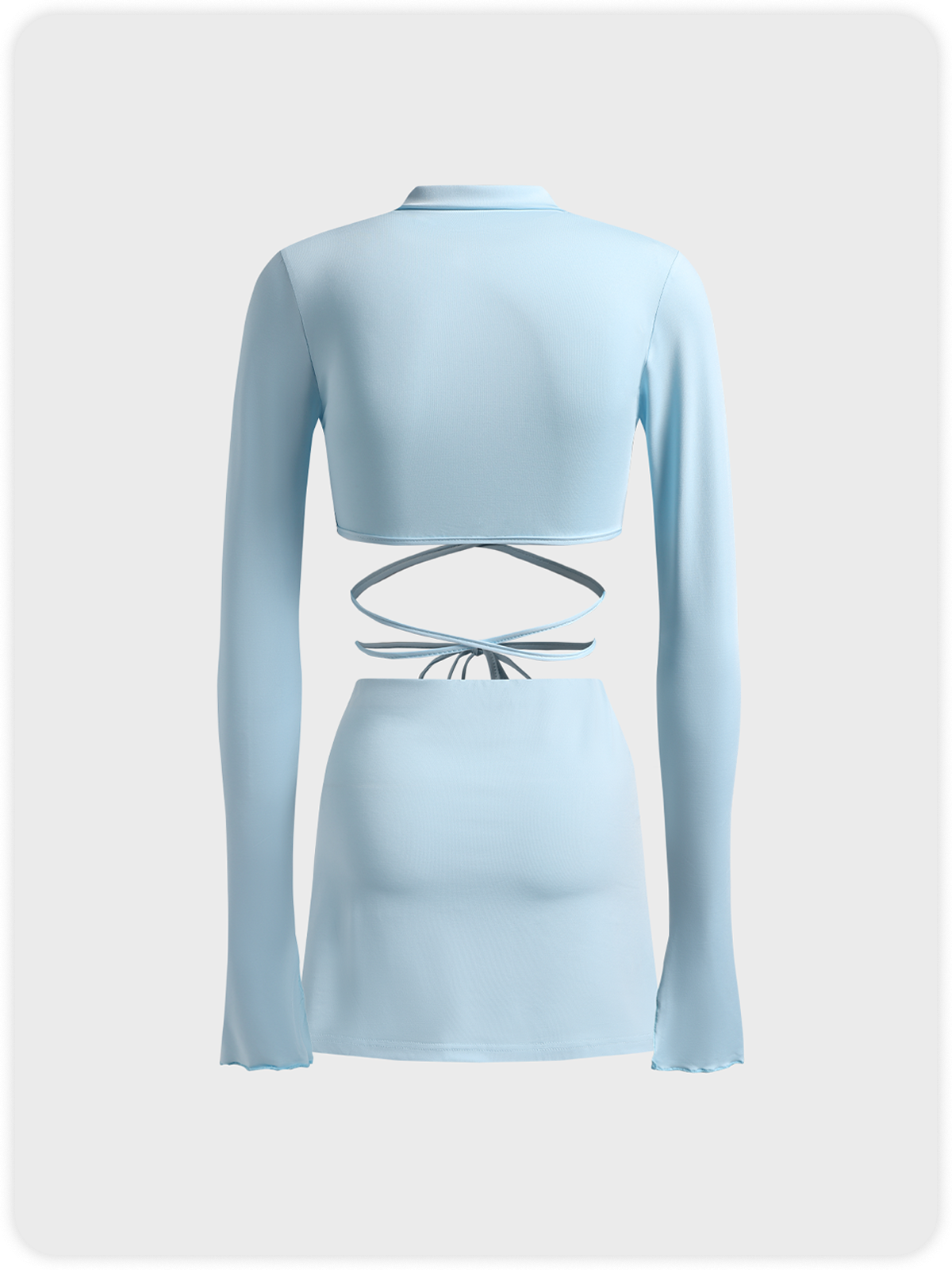 final-sale-tight-y2k-plain-shawl-collar-two-piece-set-kollyy