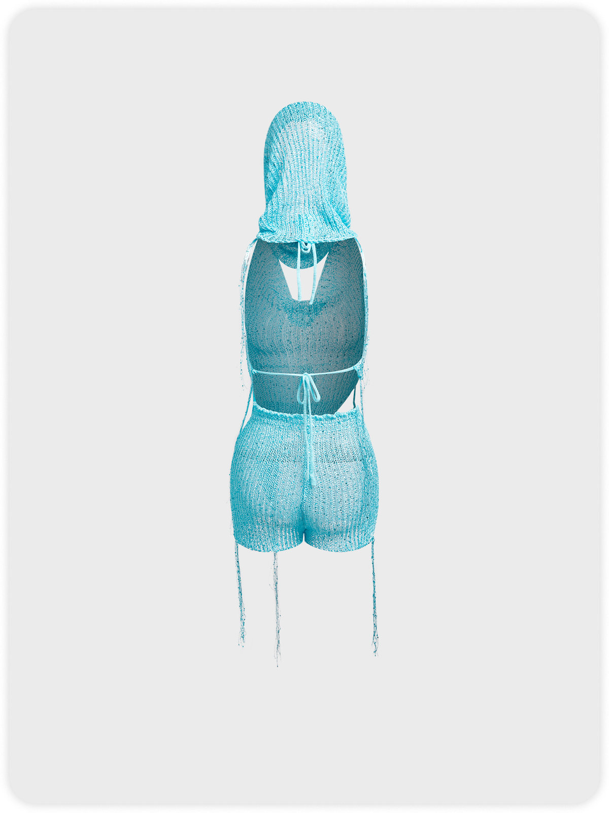 Knitted Plain Matching Set