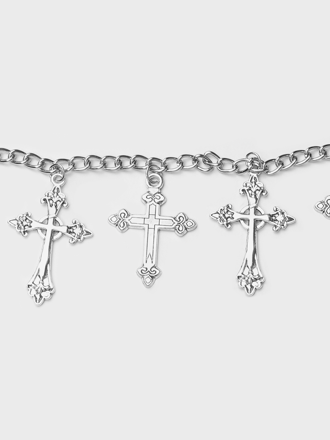 Metal Cross Pattern Waist Chain