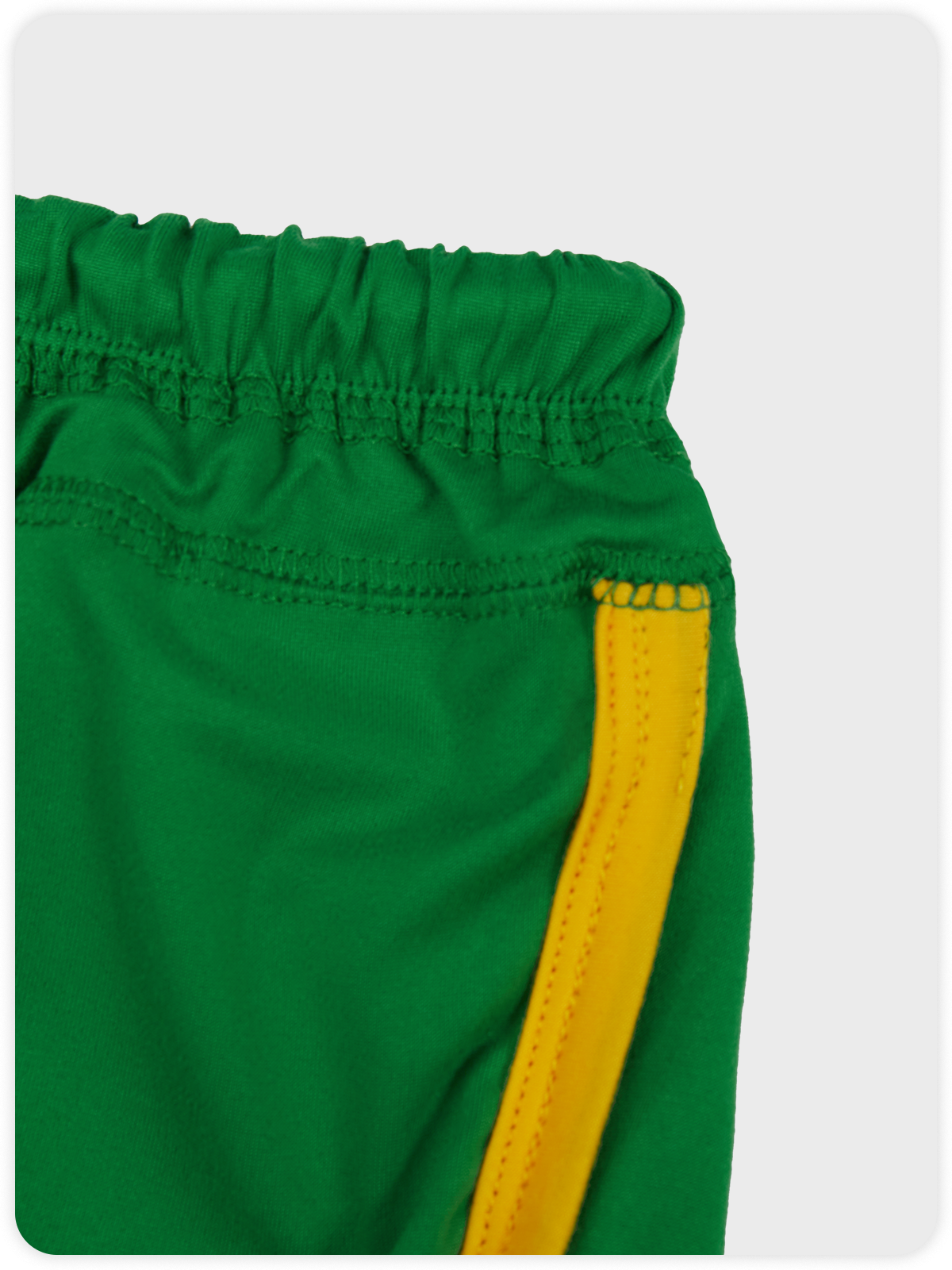 Jersey Jamaica Color Block Shorts