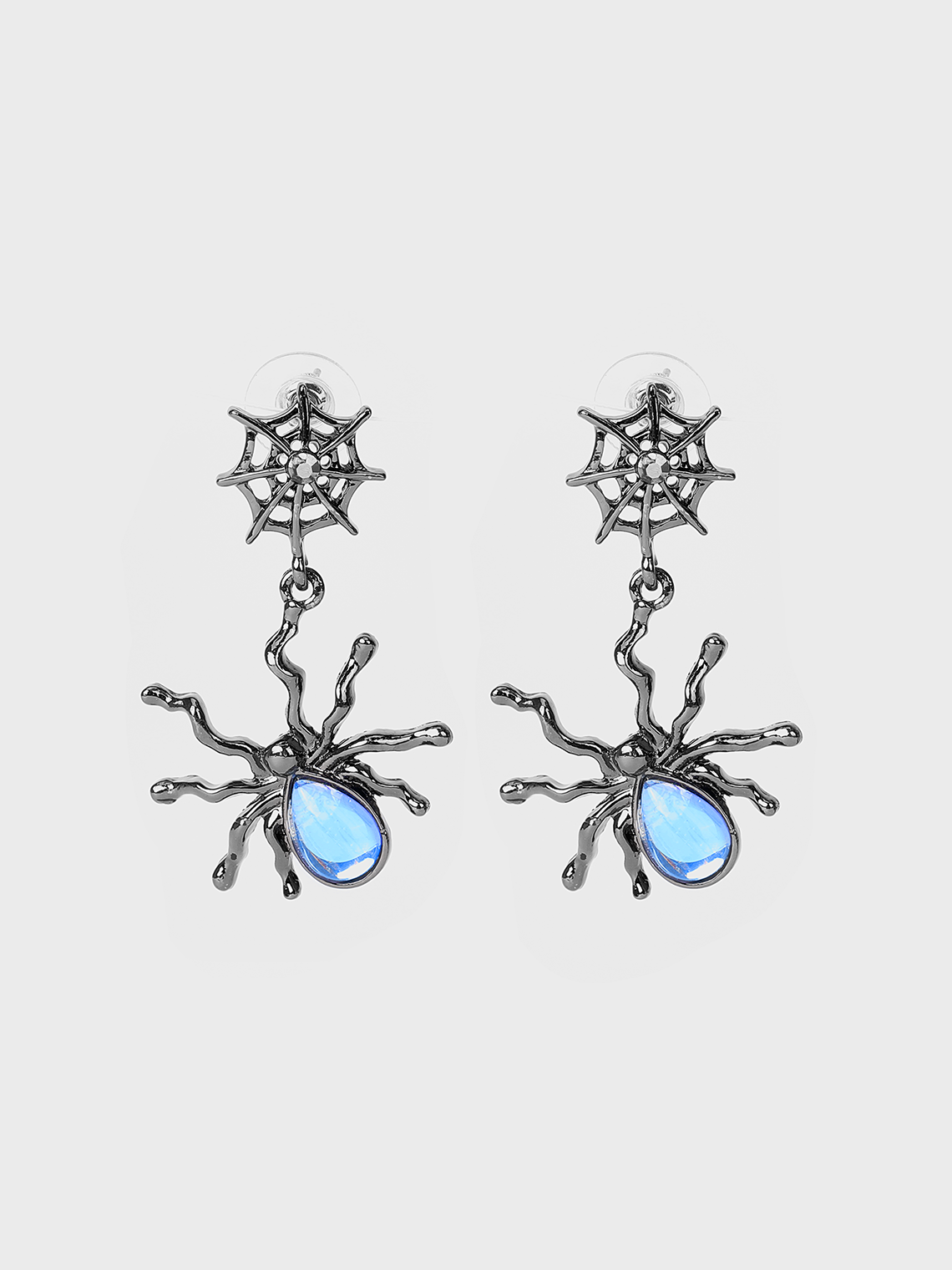 Metal Spider Pattern Earrings