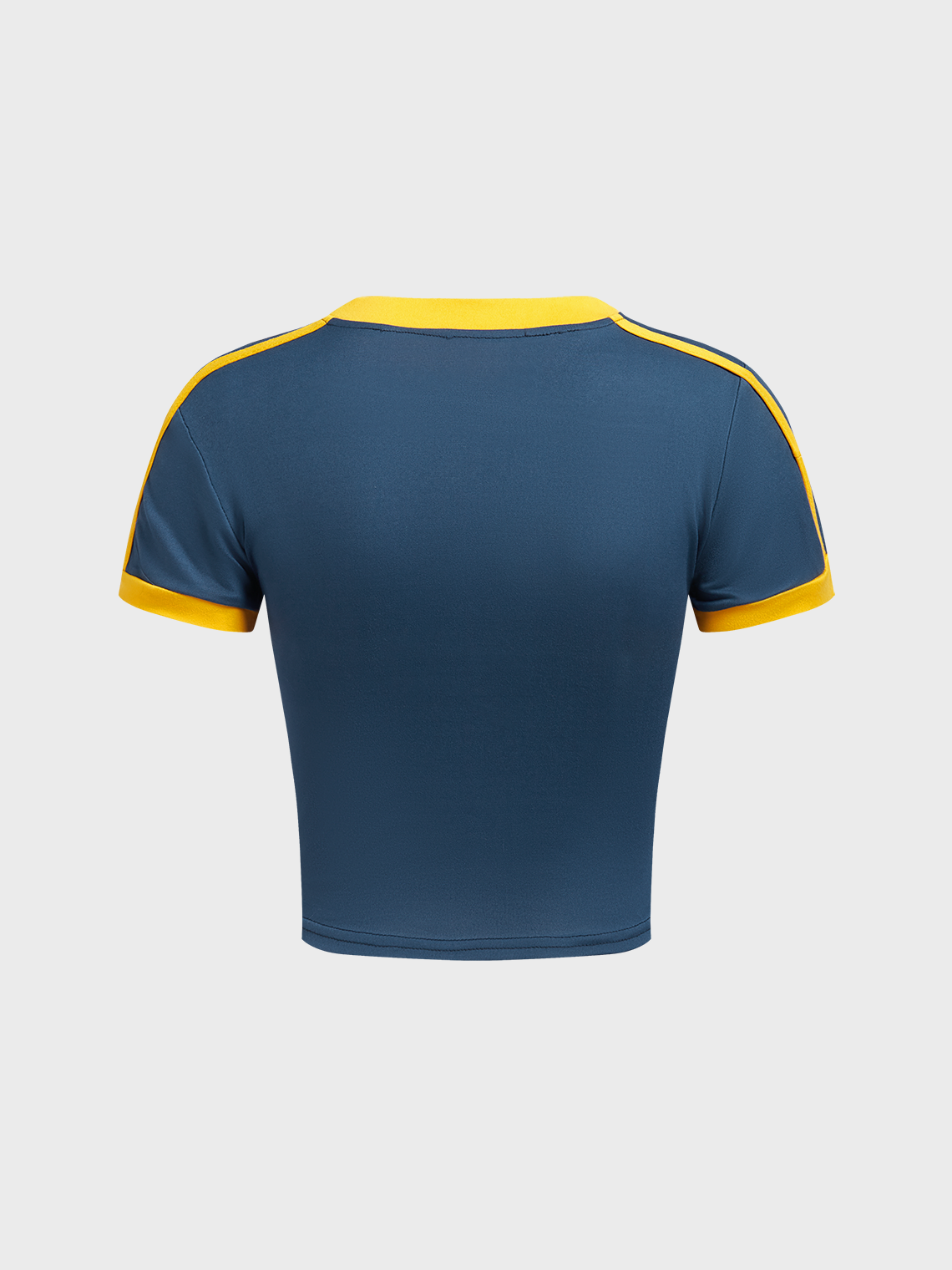 Brasil Crew Neck Color Block Short Sleeve T-Shirt
