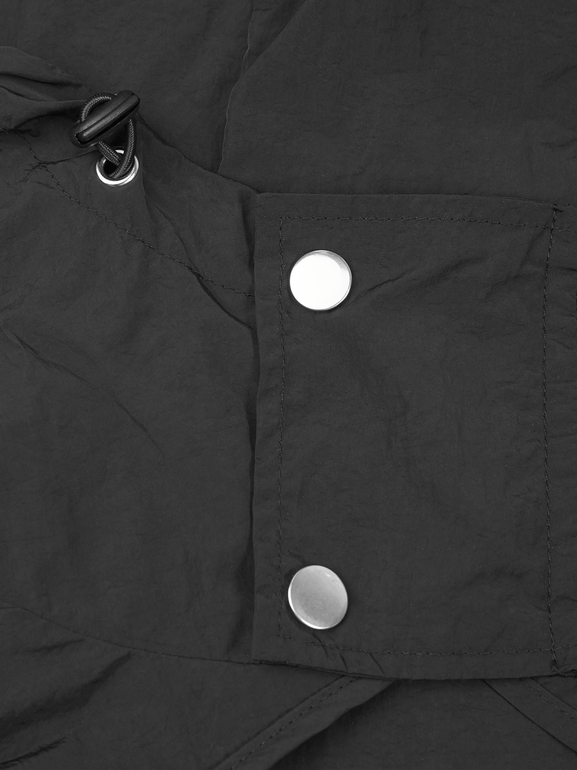【Final Sale】Hoodie Plain Long Sleeve Crop Jacket