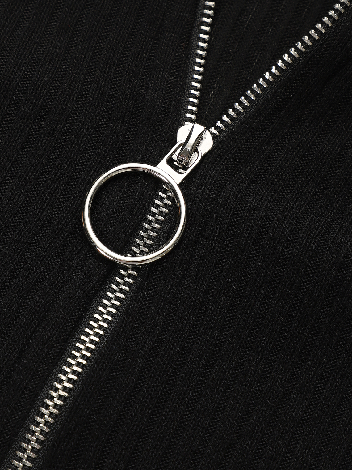 【Final Sale】Rib Fabric Patchwork Sherpa Shawl Collar Long Sleeve Jacket