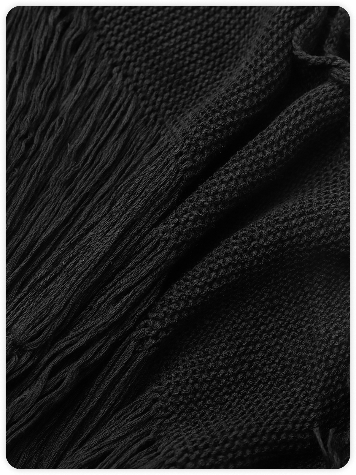 Tassel Details Side Slit Sleeveless Maxi Sweater Dress