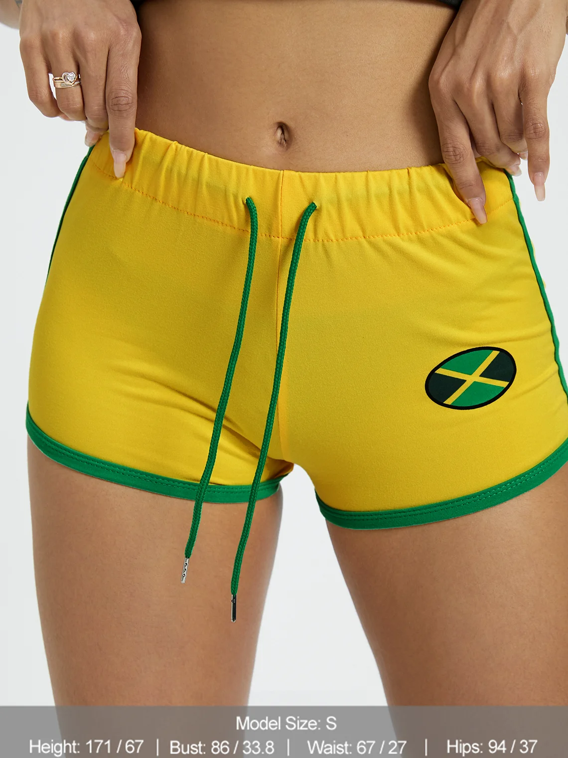Activewear Jamaica Color Block Shorts