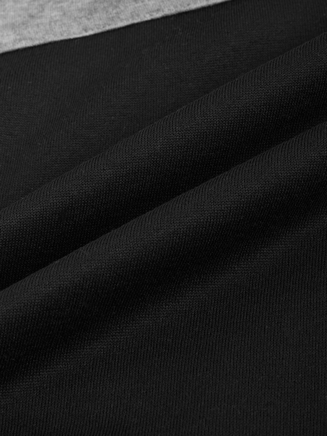 【Final Sale】Crew Neck Contrast Stitching Long Sleeve Sweatshirt