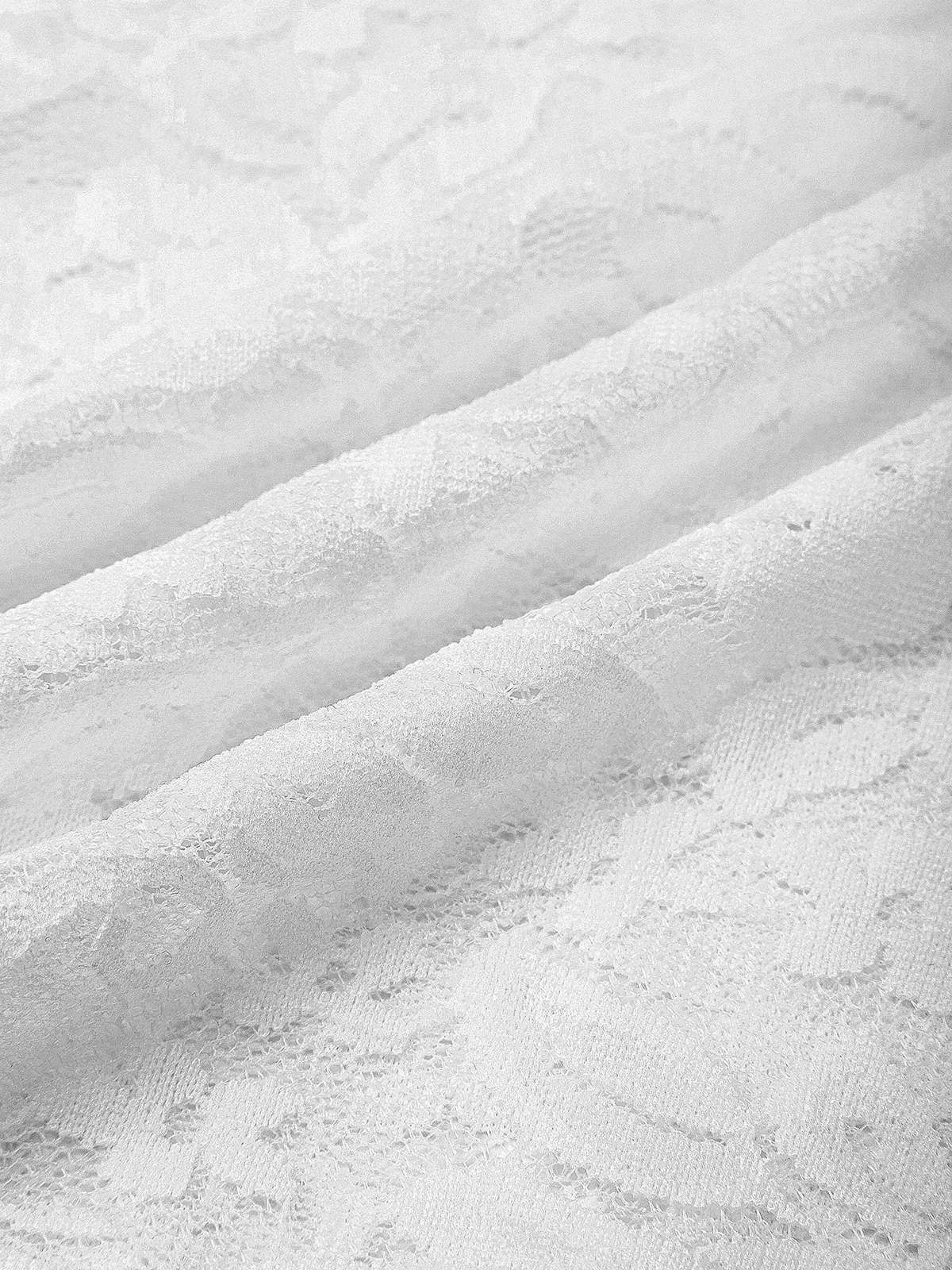 Lace lace Boat Neck Plain Long Sleeve Shirt