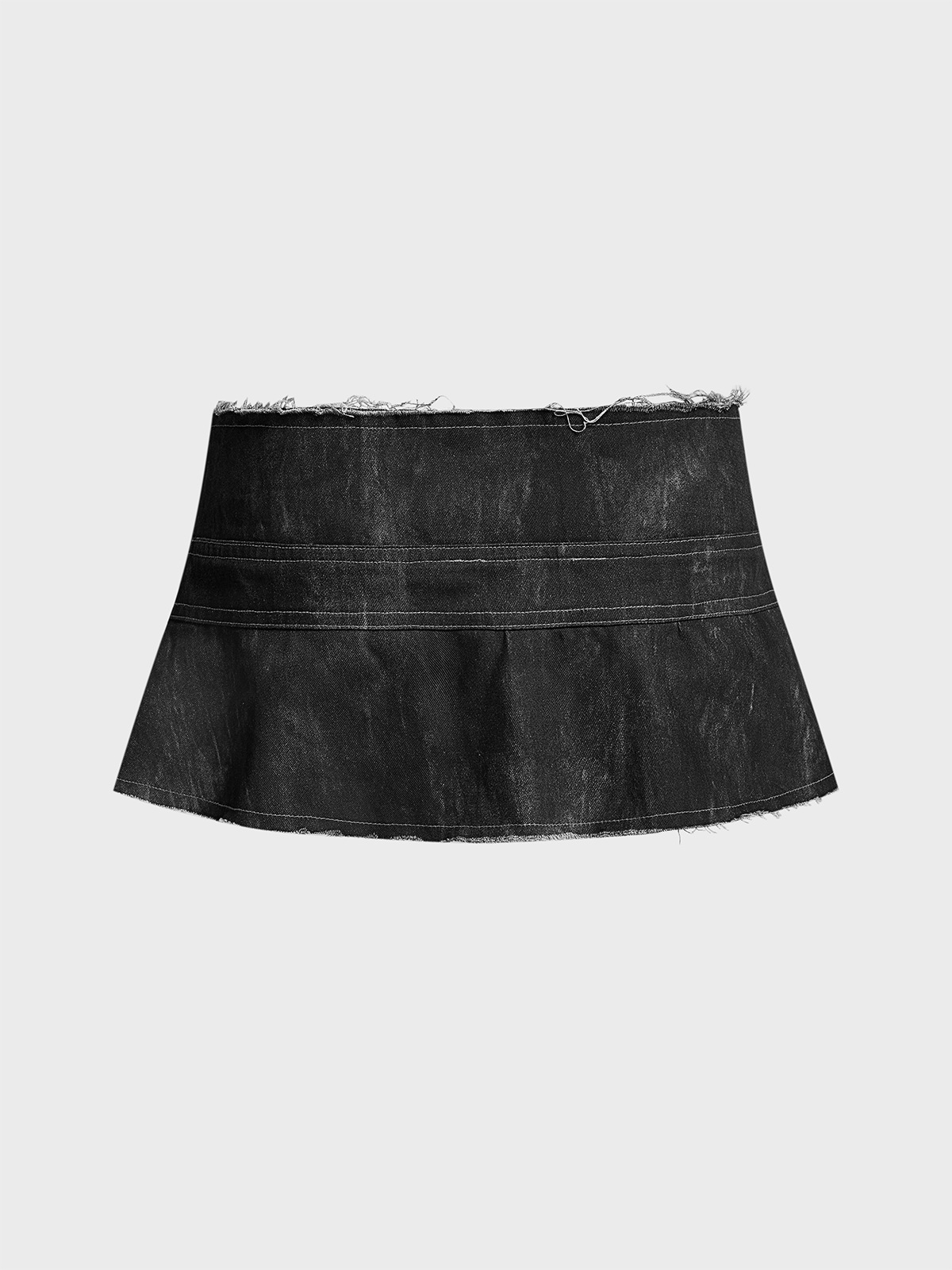 Cotton Ombre Short Skirt
