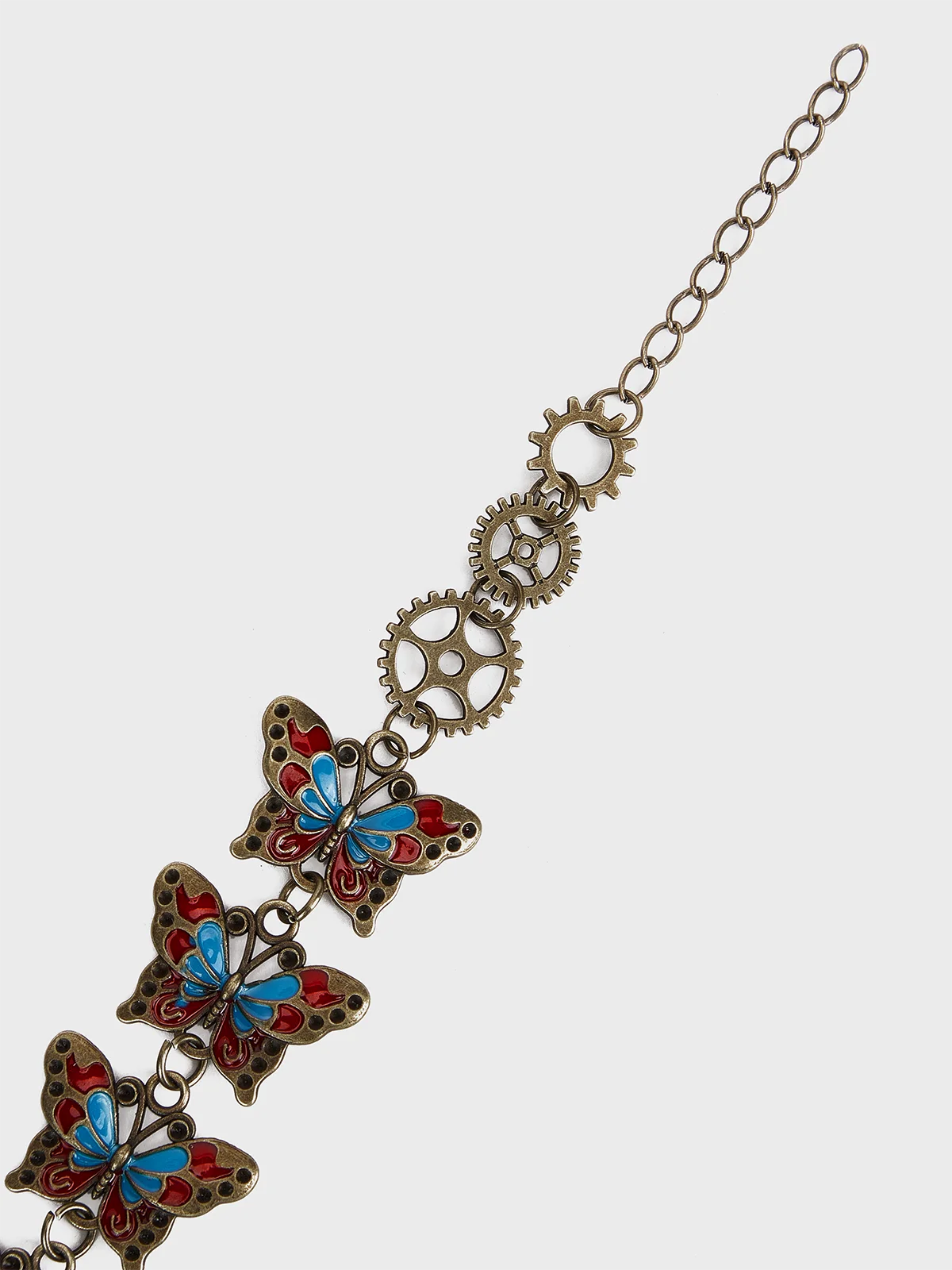 Metal Color Block Necklace