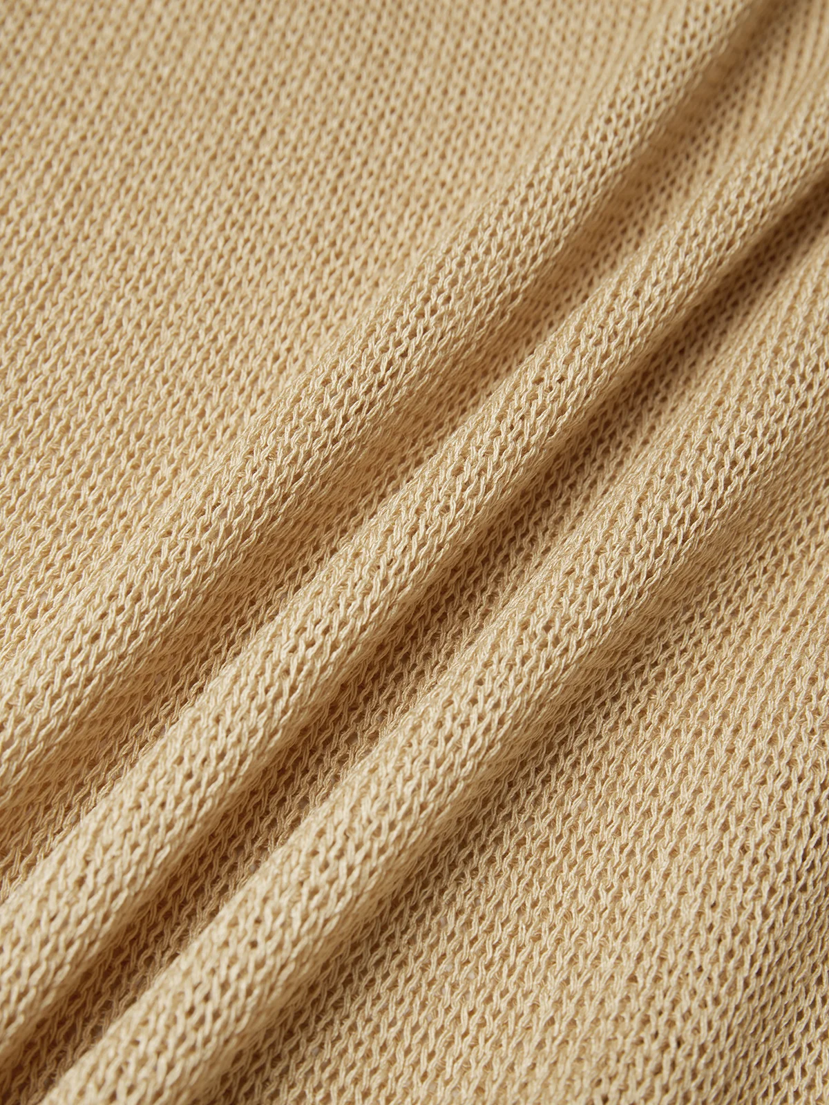 Square Neck Plain Sleeveless Maxi Sweater Dress