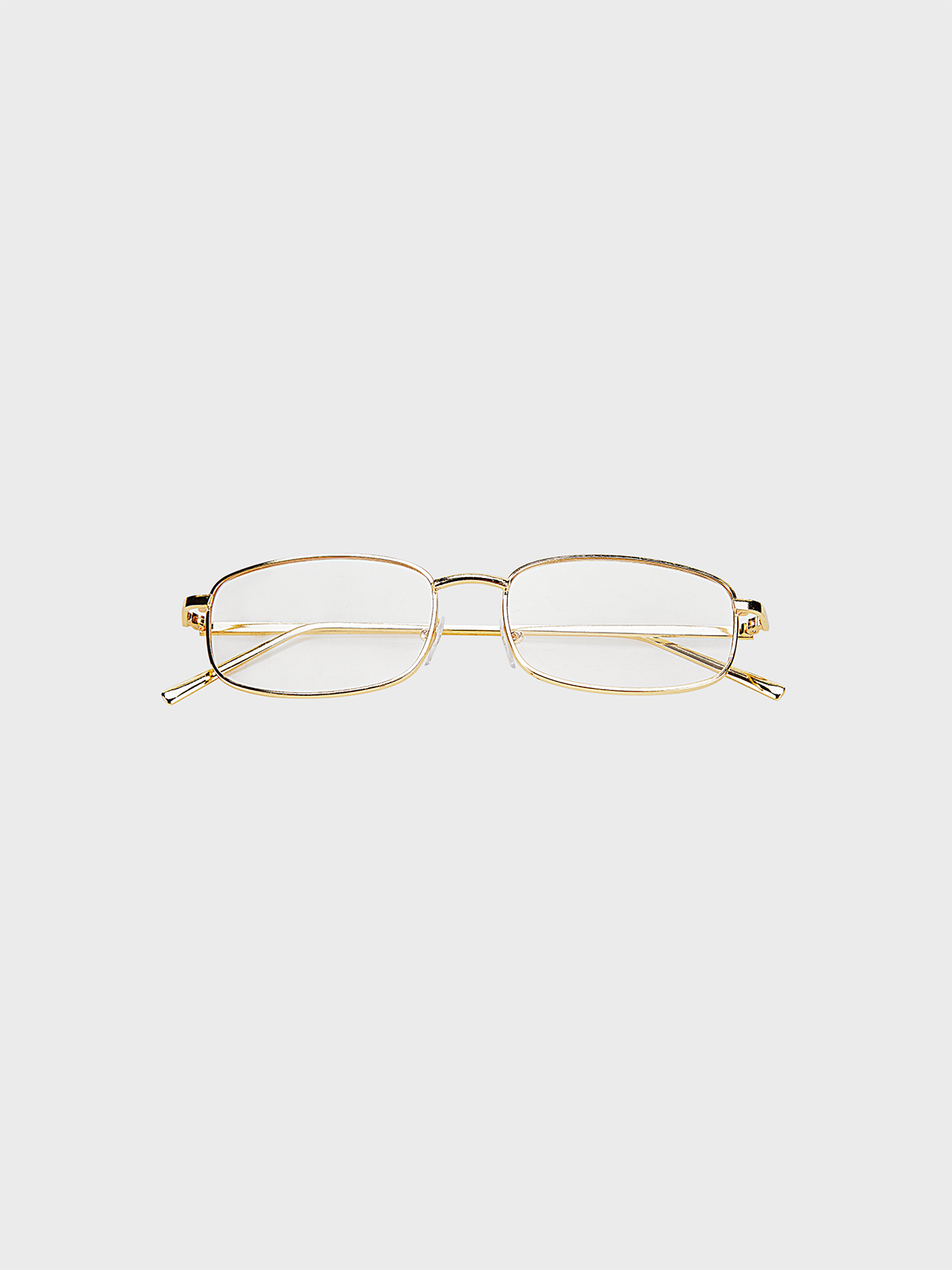 Metal Metal Frame Plain Glasses & Eyewear Accessory