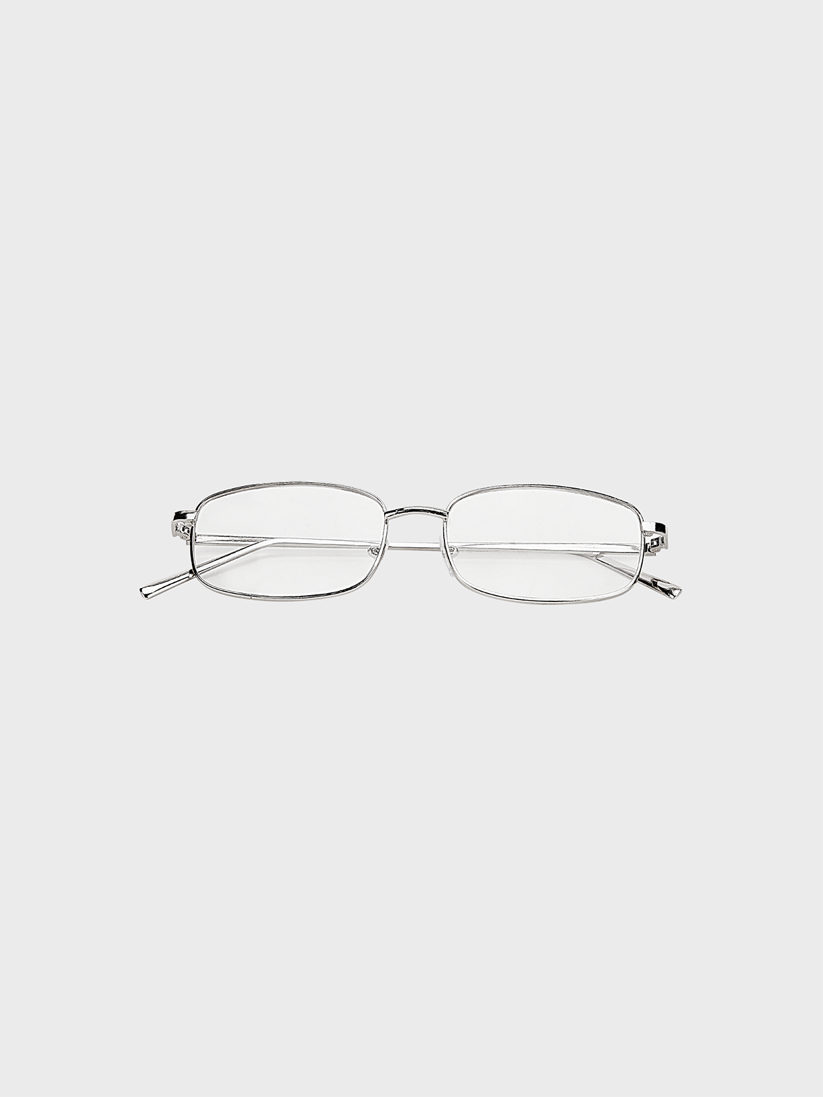 Metal Metal Frame Plain Glasses & Eyewear Accessory