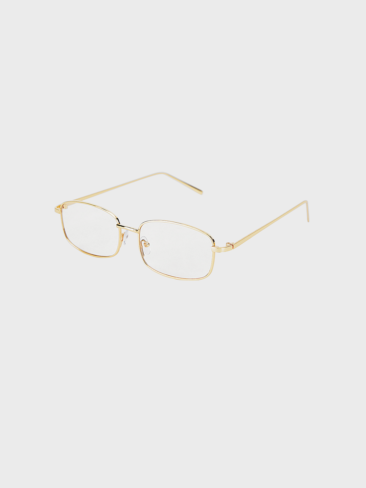 Metal Metal Frame Plain Glasses & Eyewear Accessory