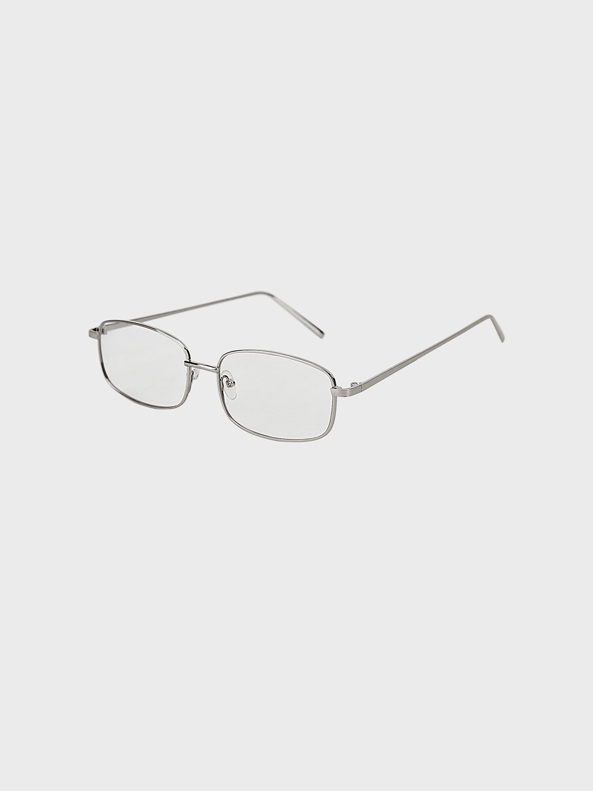 Metal Metal Frame Plain Glasses & Eyewear Accessory