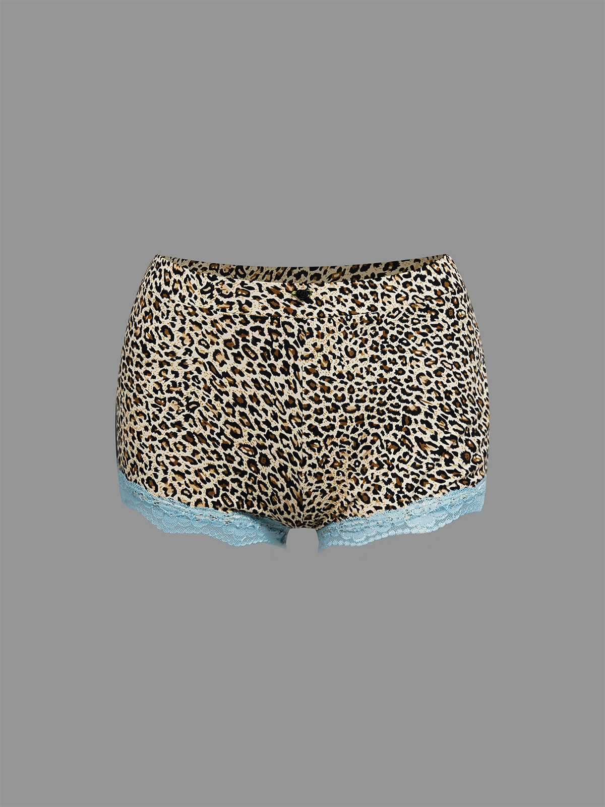 Jersey Leopard Top With Pants Two-Piece Set