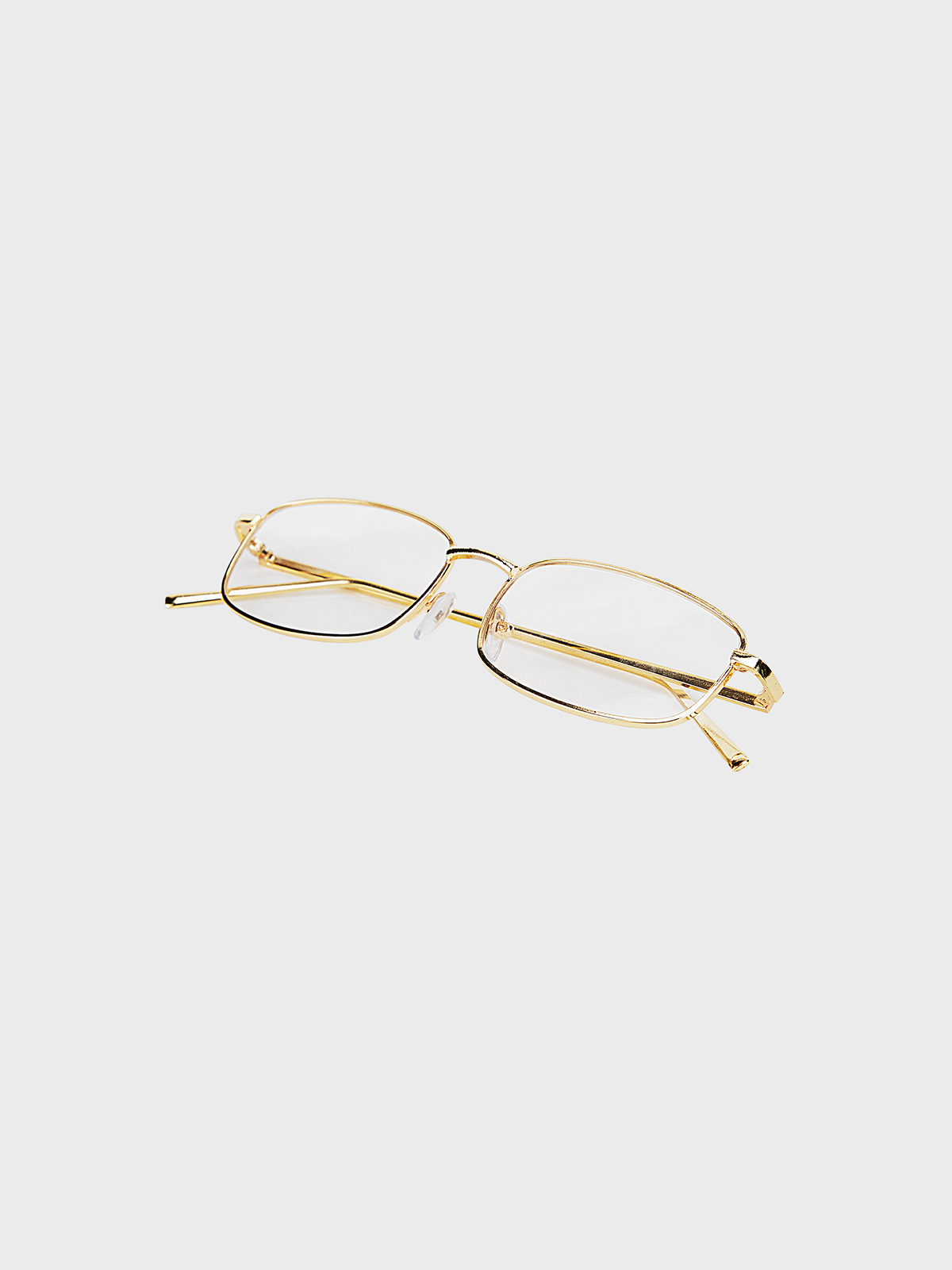 Metal Metal Frame Plain Glasses & Eyewear Accessory