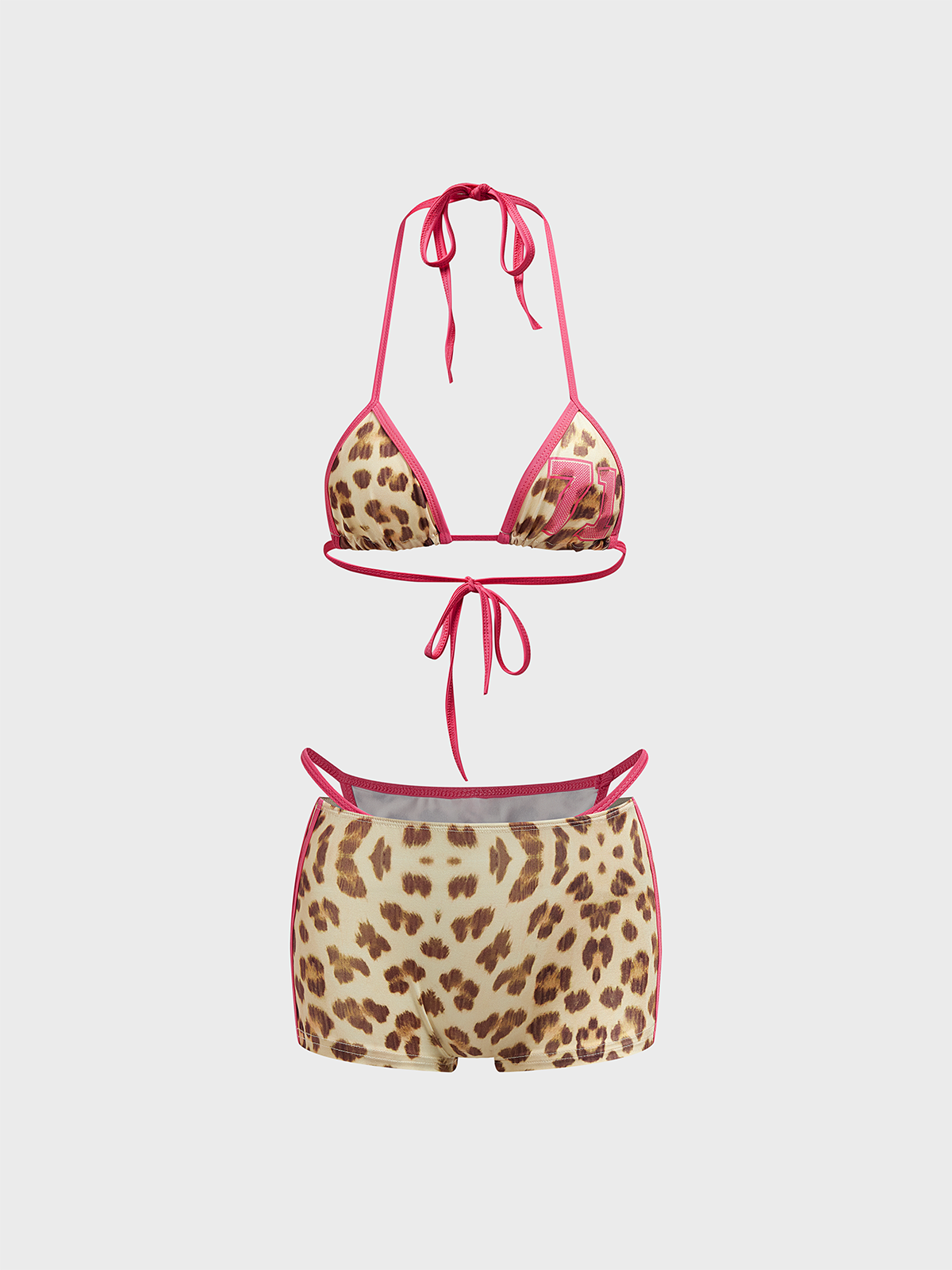 Jersey Leopard Thongs Bikini