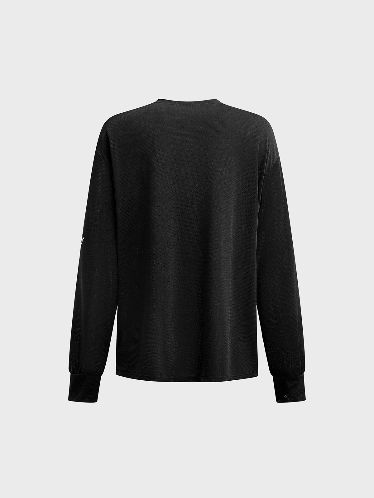 Mesh V Neck Color Block Long Sleeve T-shirt