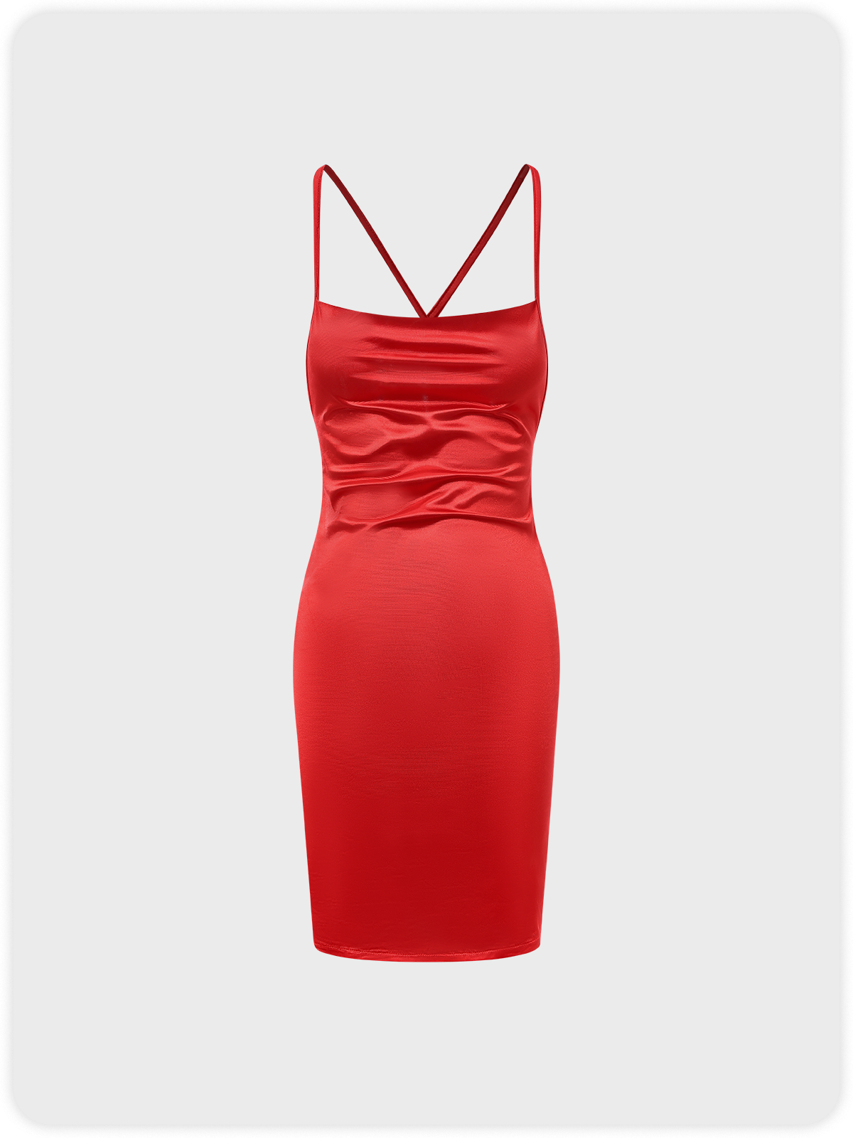 Edgy Wine Red Lace Up Backless Valentine Dress Mini Dress