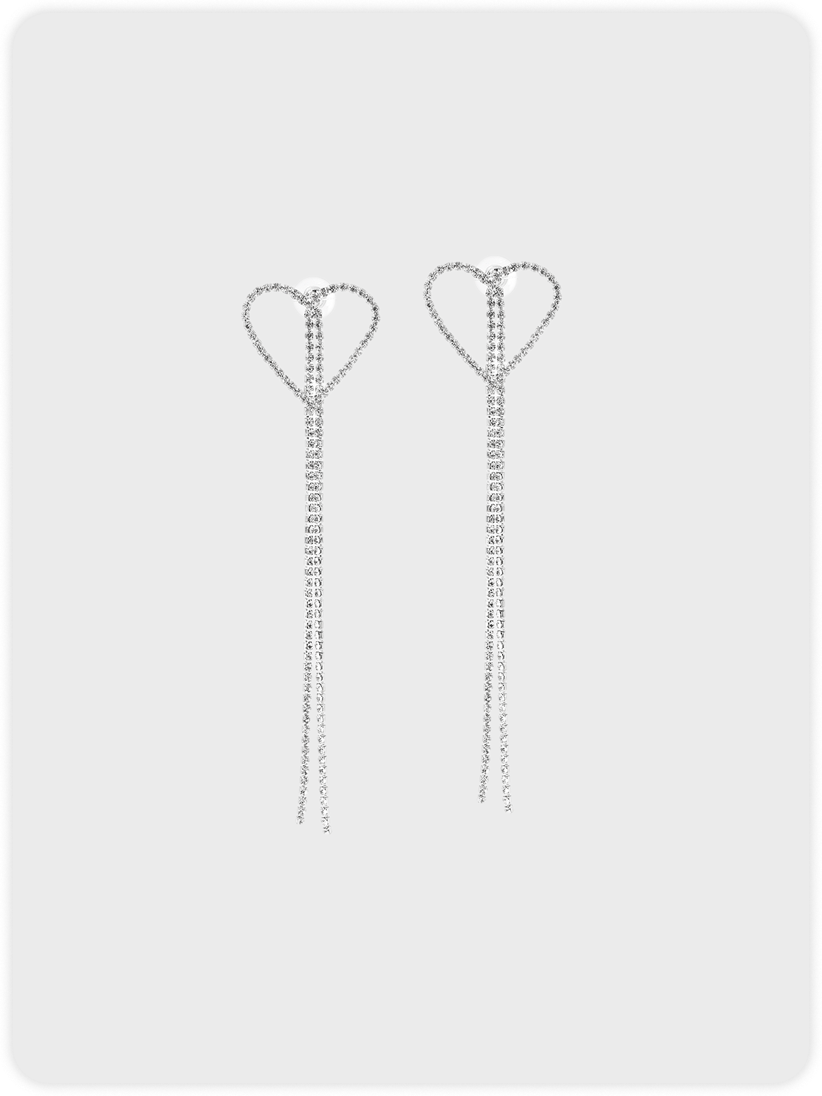 Y2K Silver Accessory Earrings