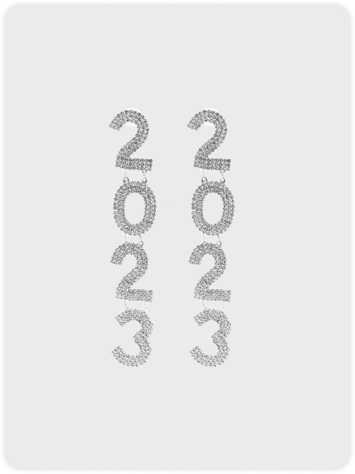 Y2K Silver Accessory Earrings