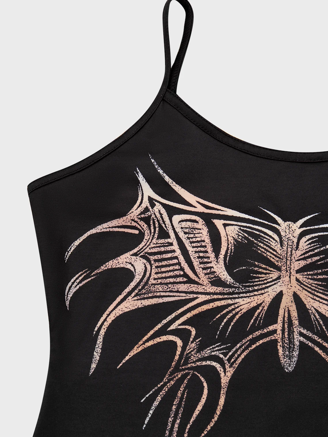 【Final Sale】Y2K Black Butterfly Painting Top Tank Top & Cami