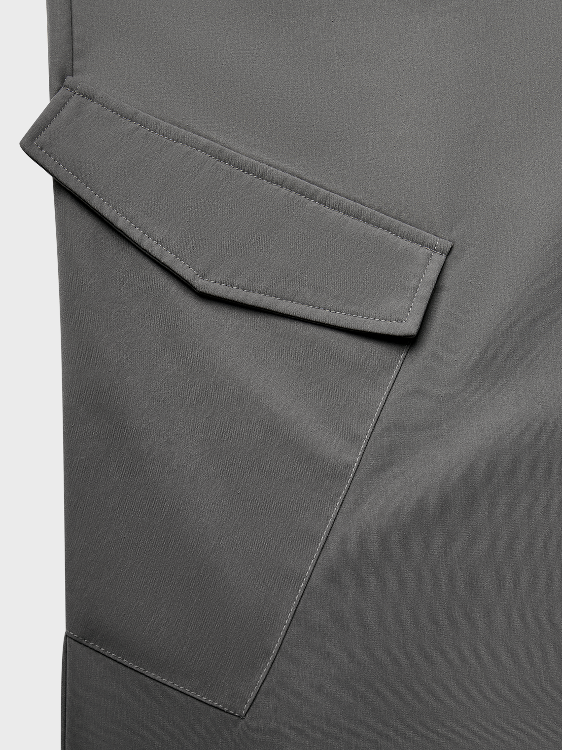 【Final Sale】Street Gray Pockets Bottom Pants